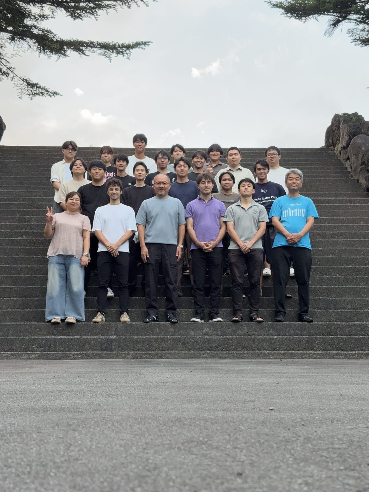 Group photo from the lab retreat at the Karuizawa Seminar House